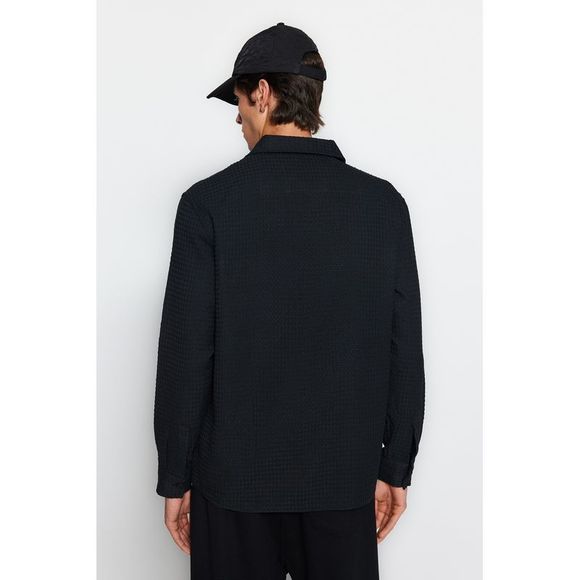 NWT Trendyol Men Regular fit Shirt collar Woven Shirt - Picture 8 of 13